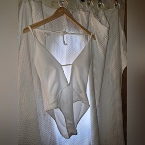 White One-Piece Swimsuit